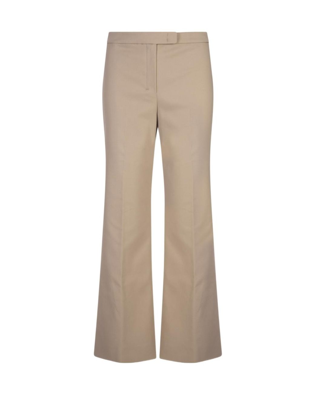Max Mara Natural 'S High Waist Straight Leg Pants