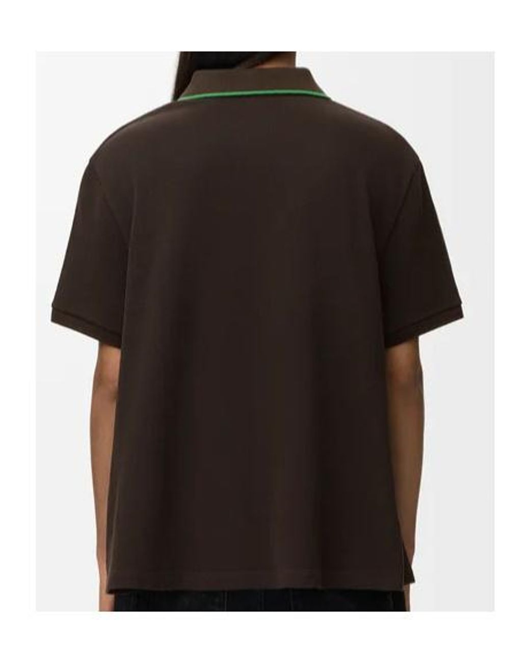 Loewe Brown Contrast Trim Polo Shirt