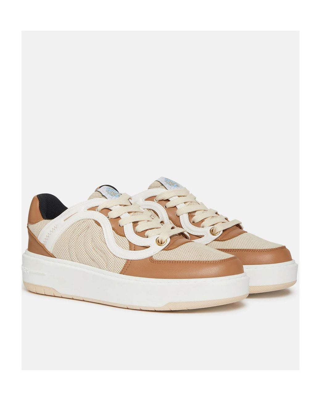 Stella McCartney White S-Wave 1 Low-Top Sneakers