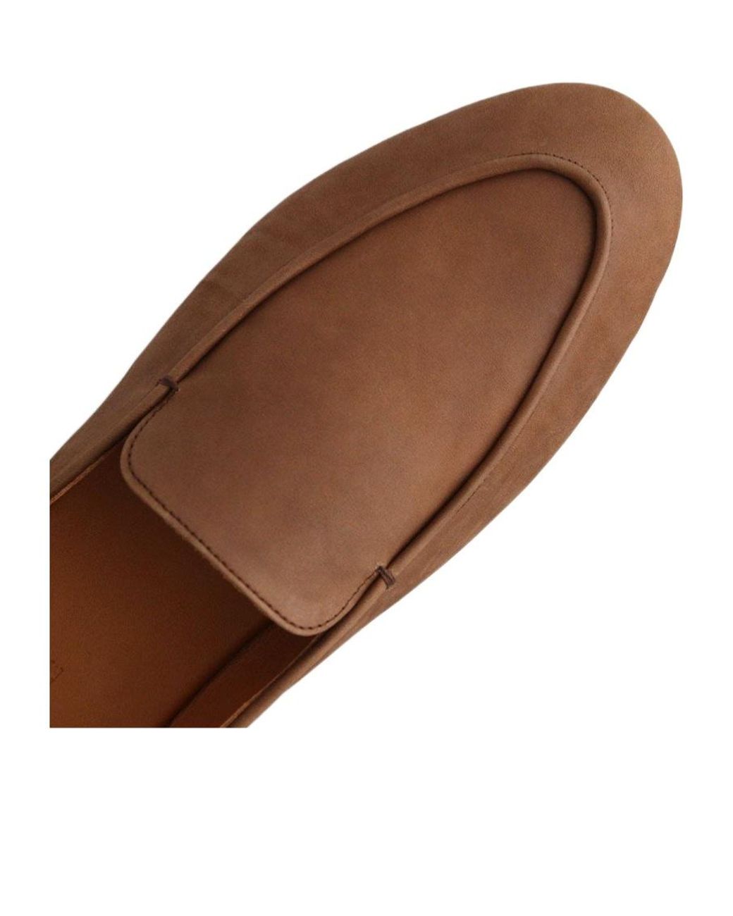 Auralee Brown Flat Loafers for men