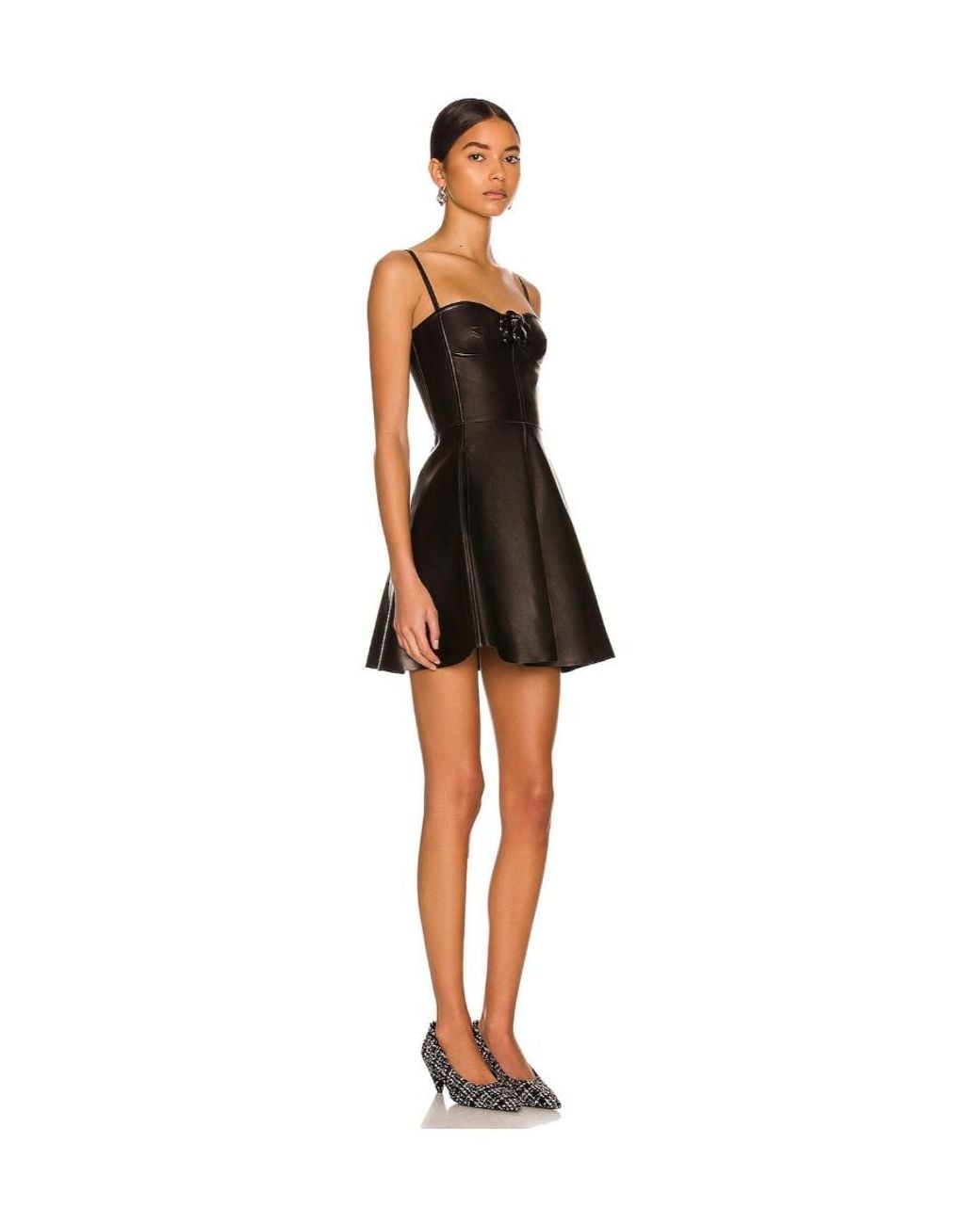 Valentino Black Logo Mini Dress