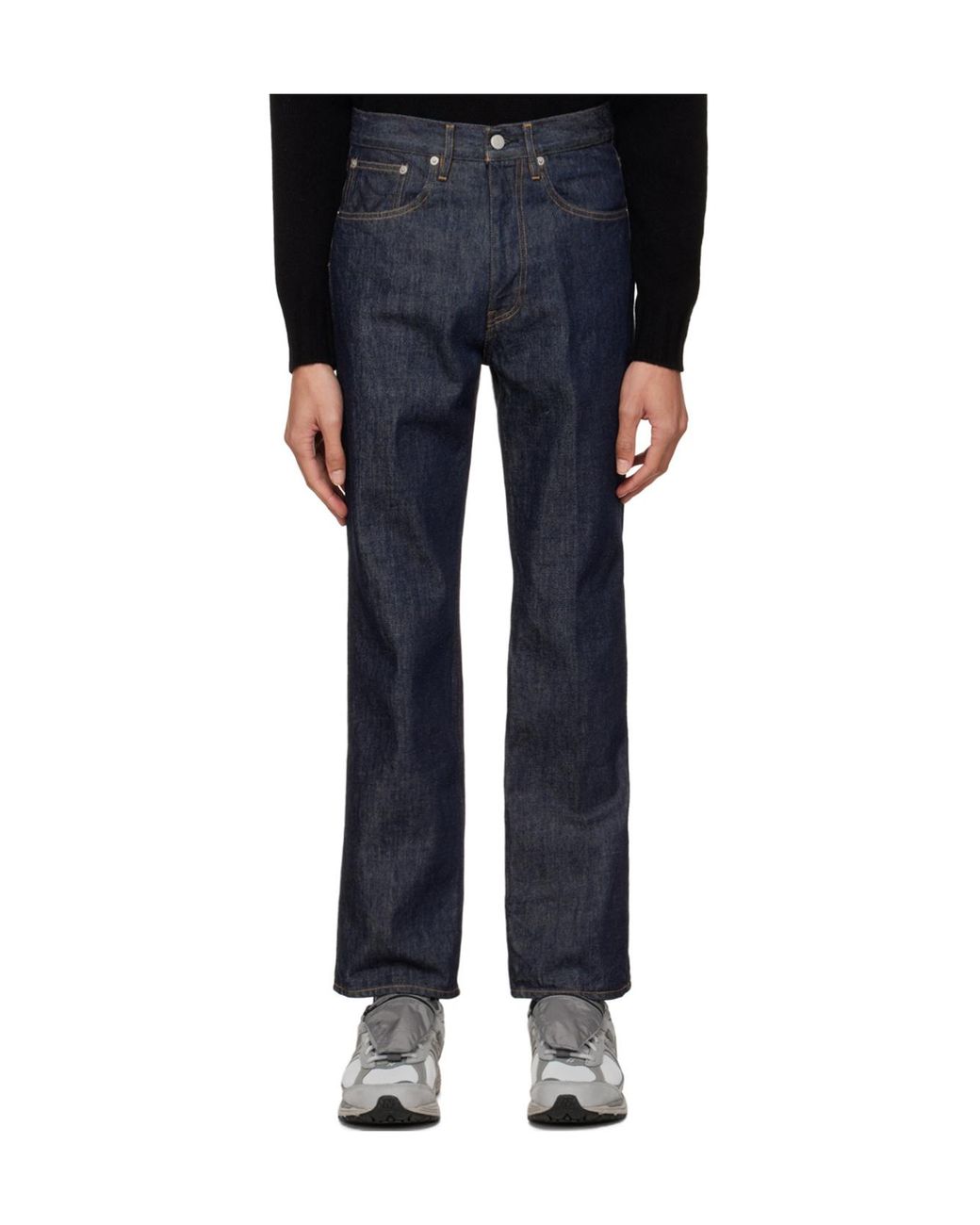 Auralee Blue オーラリー レギュラーフィット ジーンズ for men