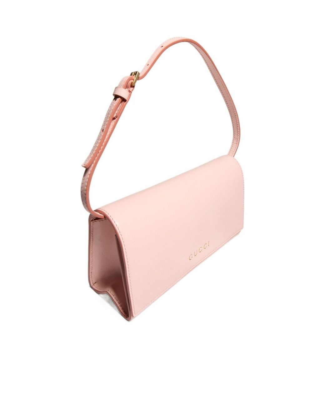 Gucci Pink Mini Pouch With Lettering