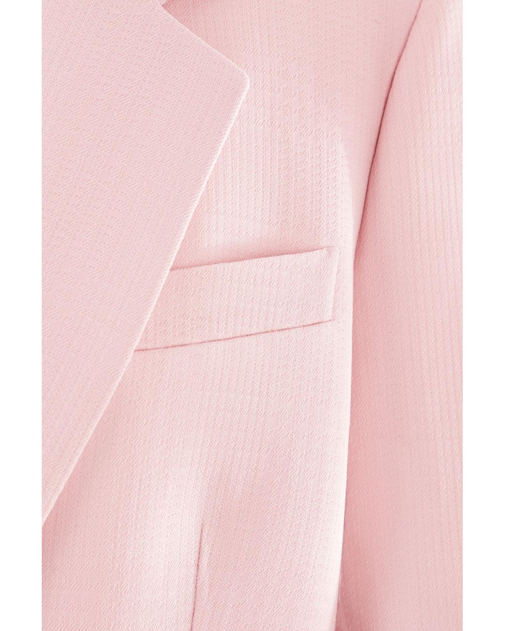 Burberry Pink Single-Breasted Tailored Blazer