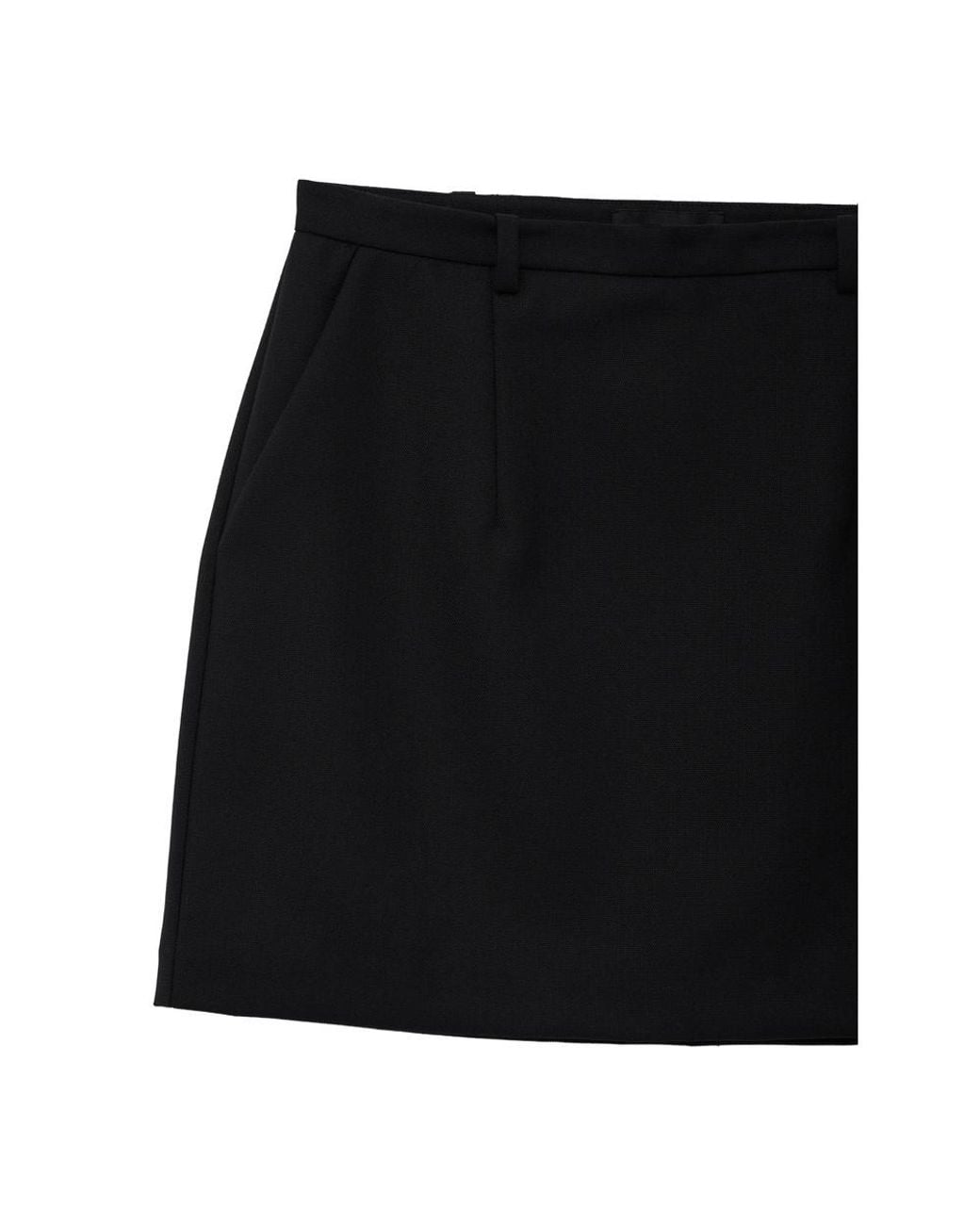 Anine Bing Black Livy Skirt