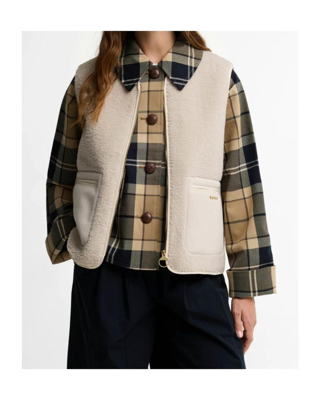 Barbour Natural Bainford Teddy Liner