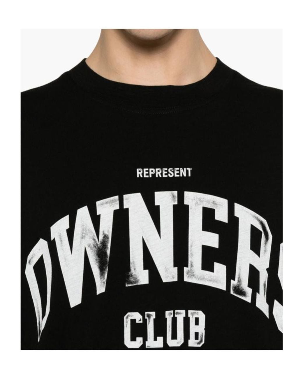 Represent Black Owners Club Printed T-Shirt for men