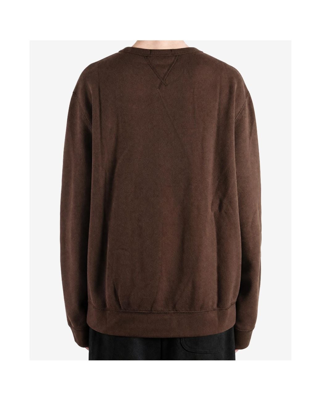 Polo Ralph Lauren Brown Long-Sleeve Crew-Neck Sweatshirt for men