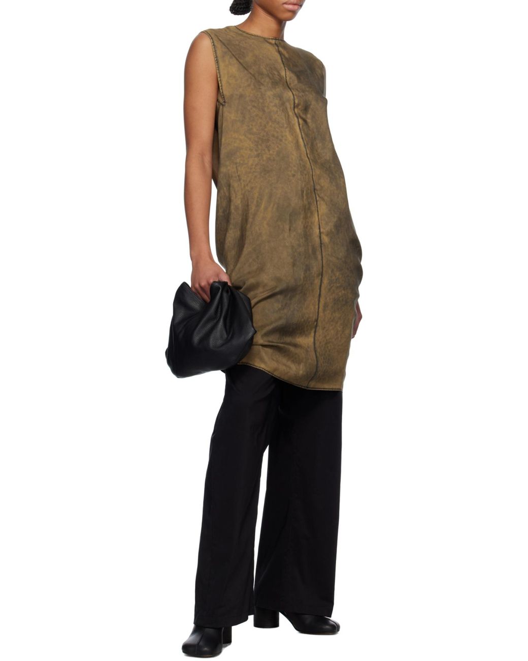 MM6 by Maison Margiela Black Japanese Mini Top Handle Bag