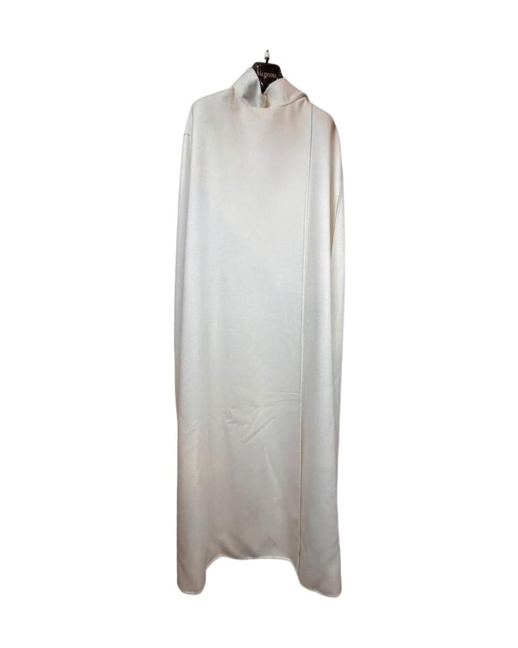 Valentino Gray Stand-Up Collar Coat