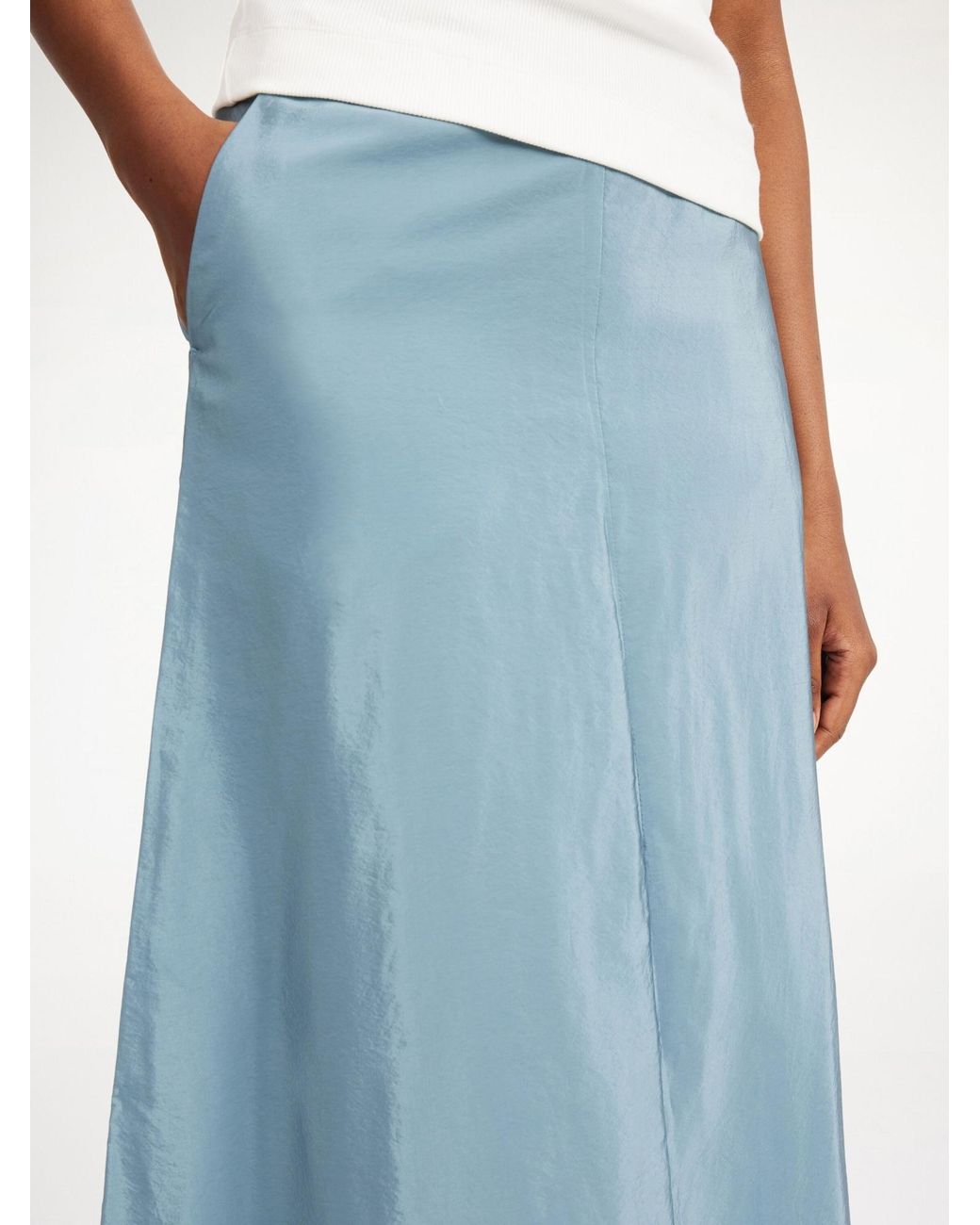 By Malene Birger Blue A-Line Skirt