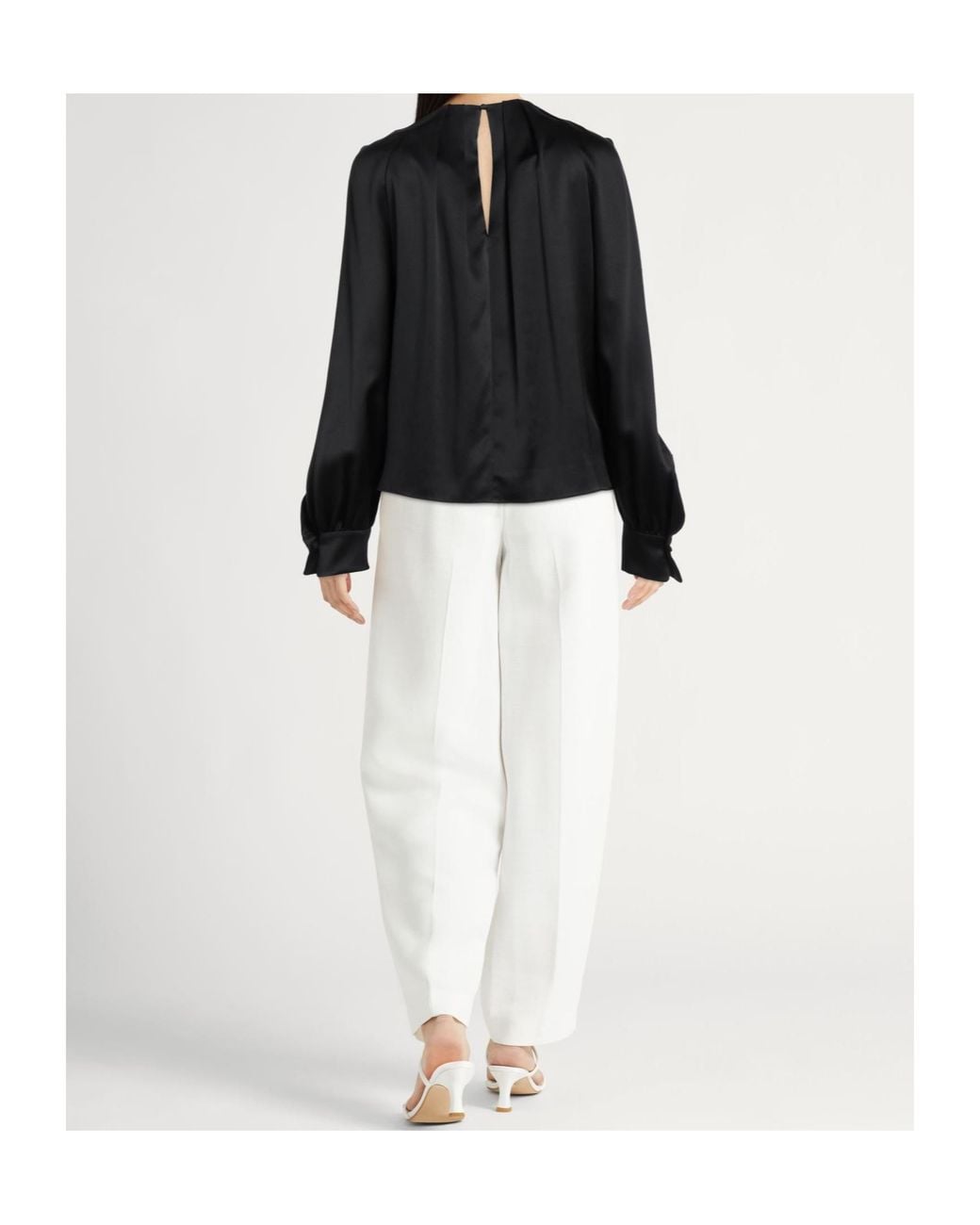 Sportmax Black Long-Sleeved Top