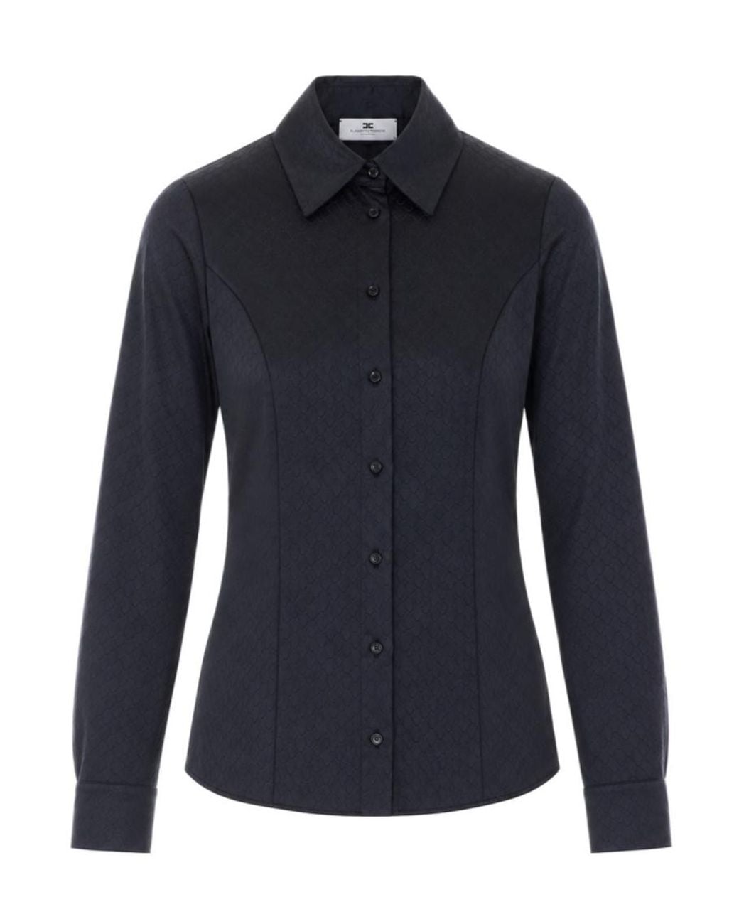 Elisabetta Franchi Blue Long-Sleeved Shirt