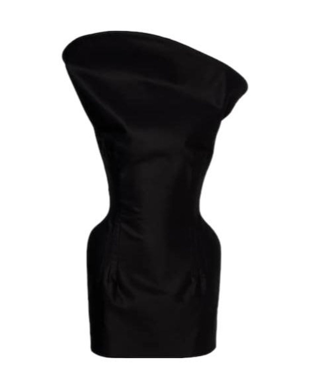 Magda Butrym Black Asymmetrical Dress