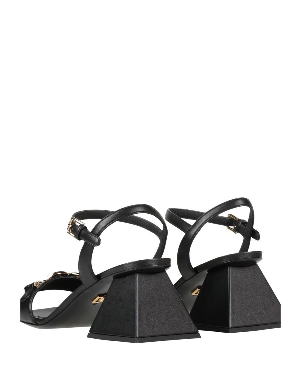 Dolce & Gabbana Black Sandals Polyester, Polyurethane, Elastane
