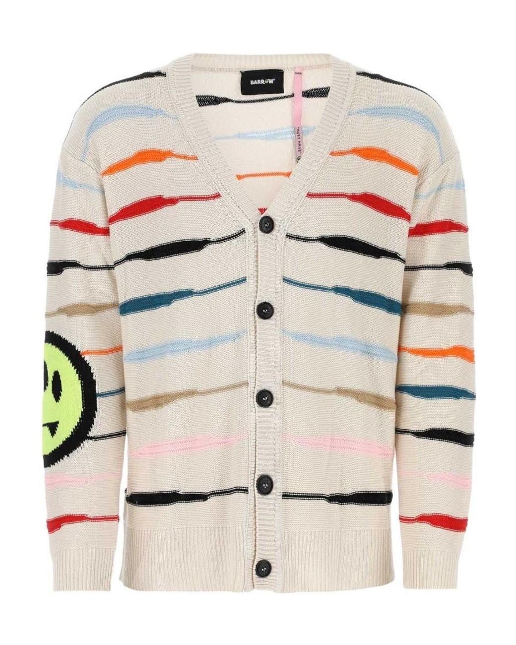 Barrow Natural Large Profile Cardigan for men