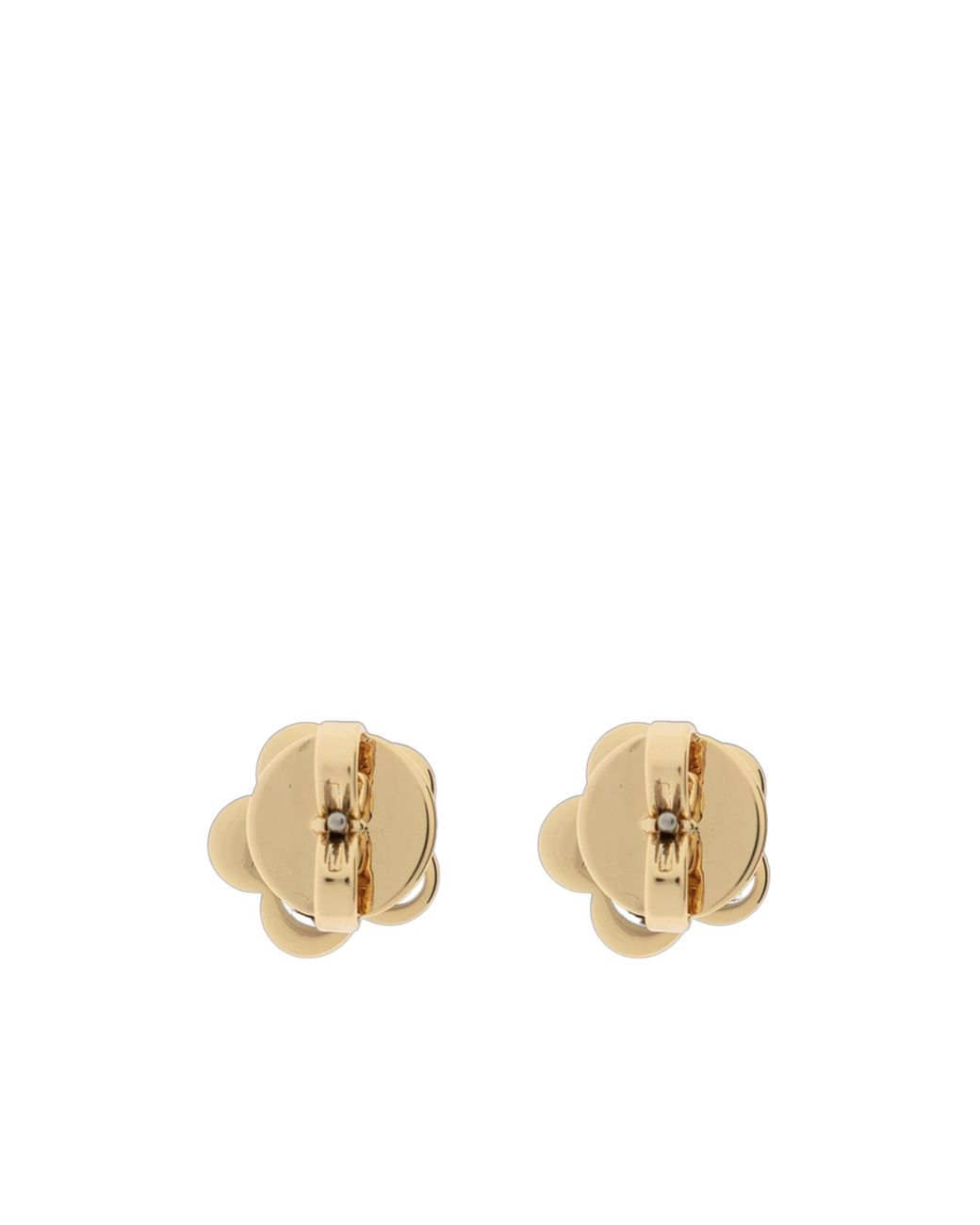 Tory Burch White Forget Me Not Stud Earrings