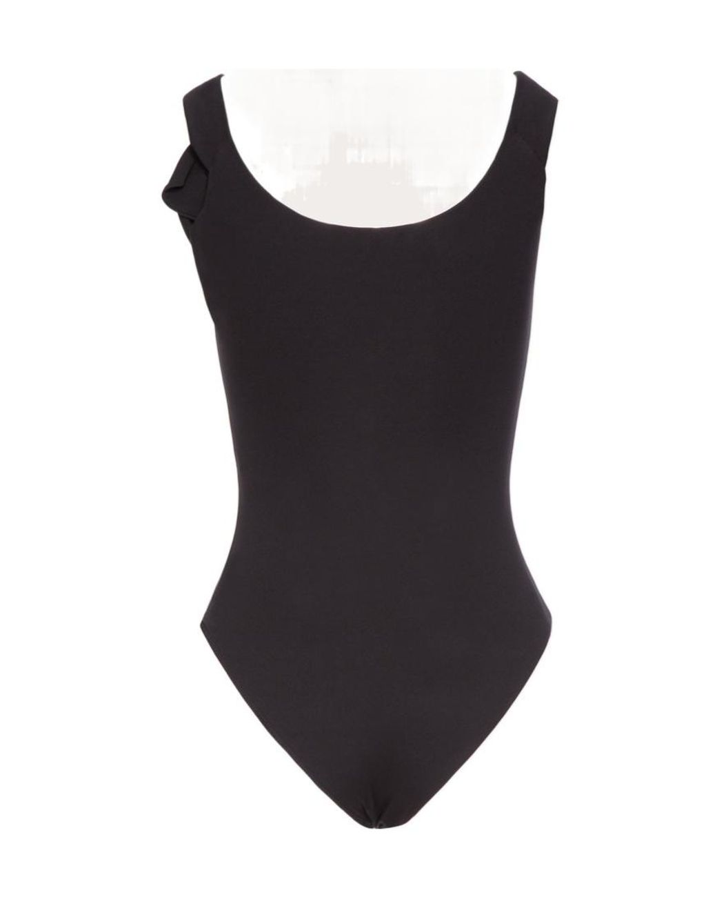 Valentino Black Floral Detailed One-Piece Swimsuit