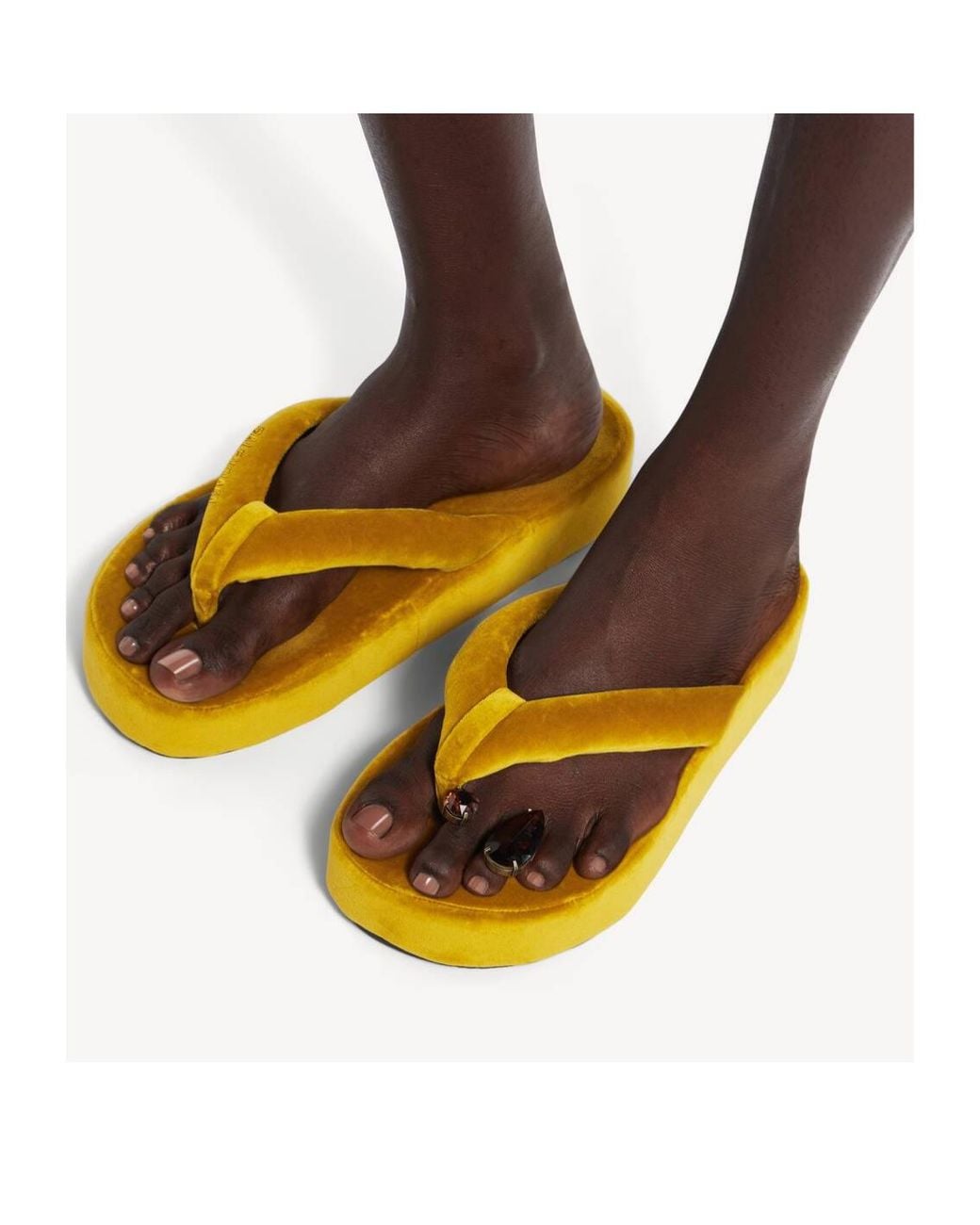 Balenciaga Yellow Jet Lag Thongs