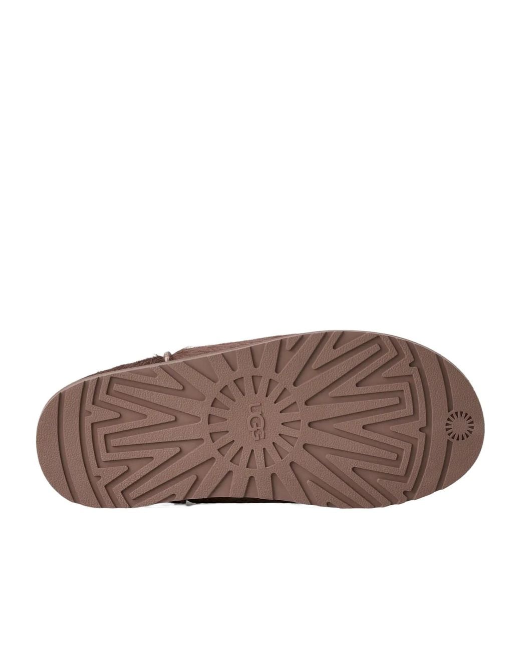 Ugg Brown Otzo Hair Clogs