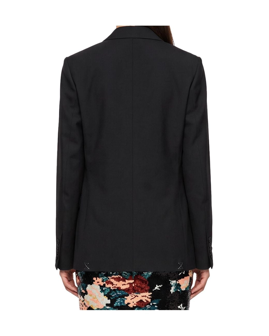 Dries Van Noten Black Long-Sleeved Blazer