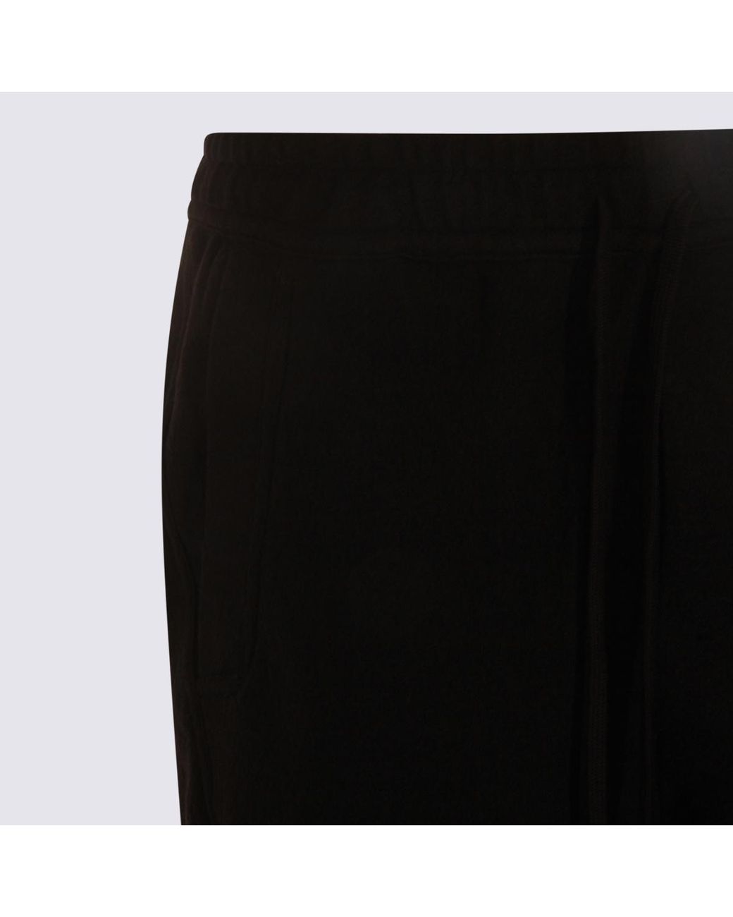 Thom Krom Black Drawstring Tapered Pants for men