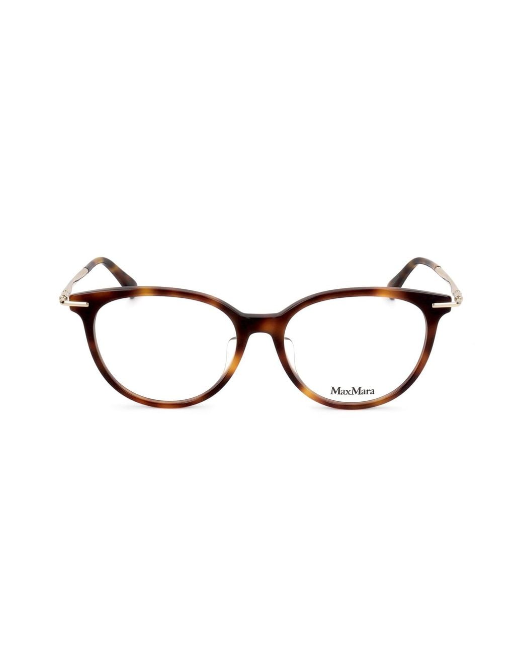 Max Mara Black Round Frame Glasses