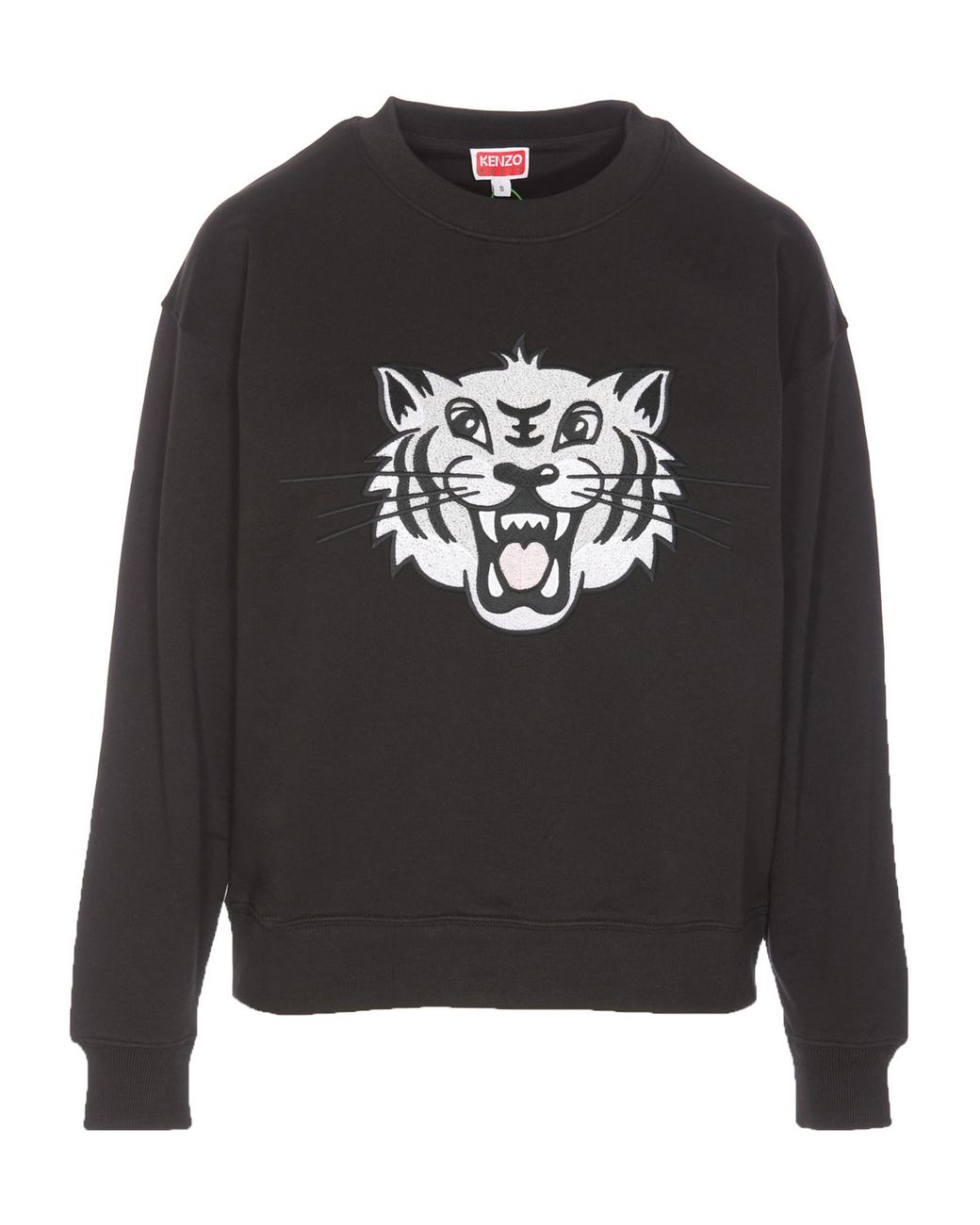KENZO Gray Round-Neck Knitwear