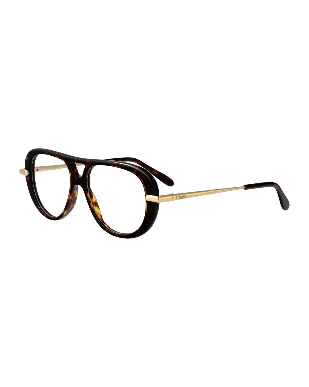 Loewe White Aviator Frame Glasses