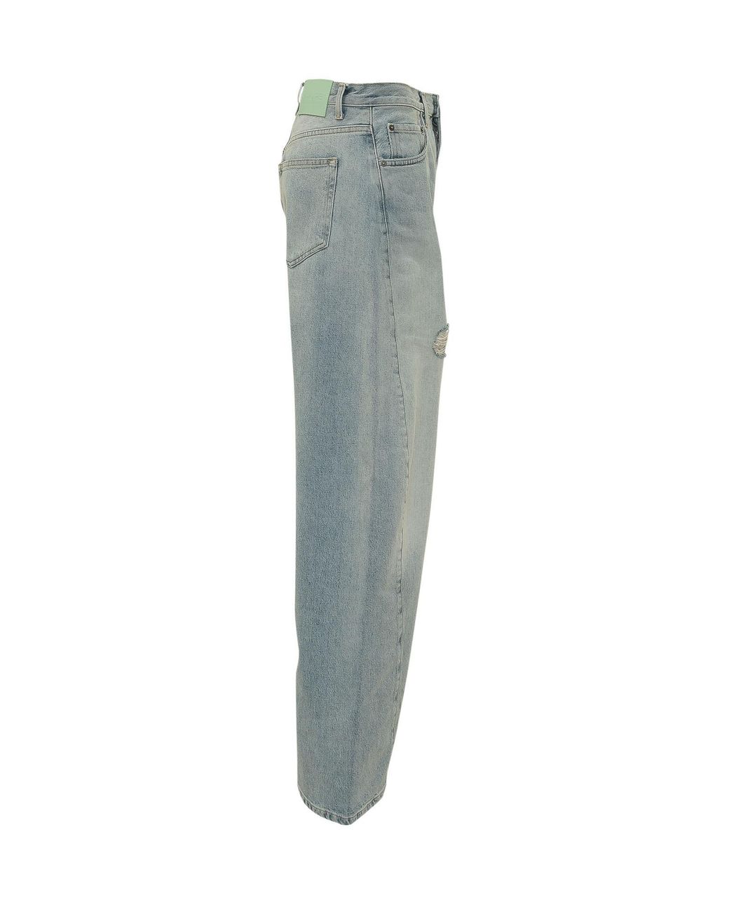 Haikure Gray Clyde Double Wide-Leg Jeans