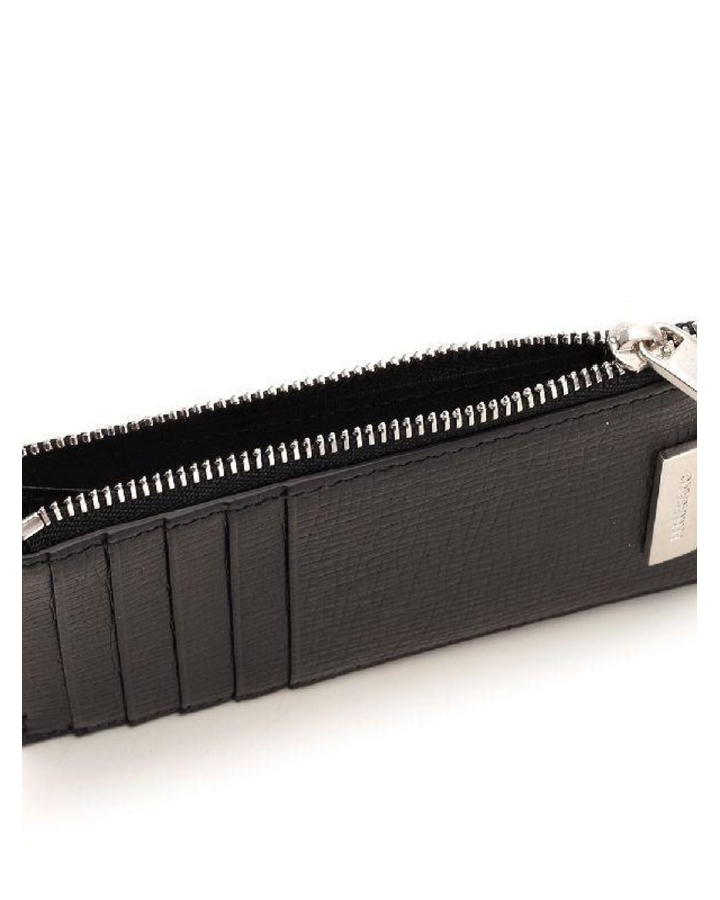 Ferragamo Black Logo Card Bag for men
