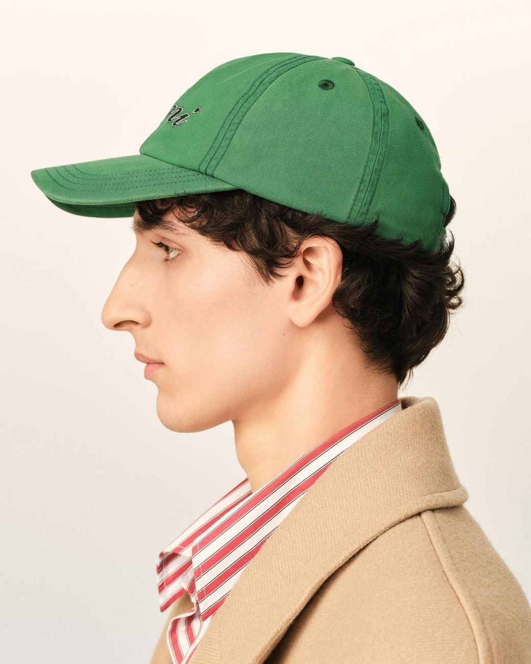 AMI Green Ami Emboirery Cap for men