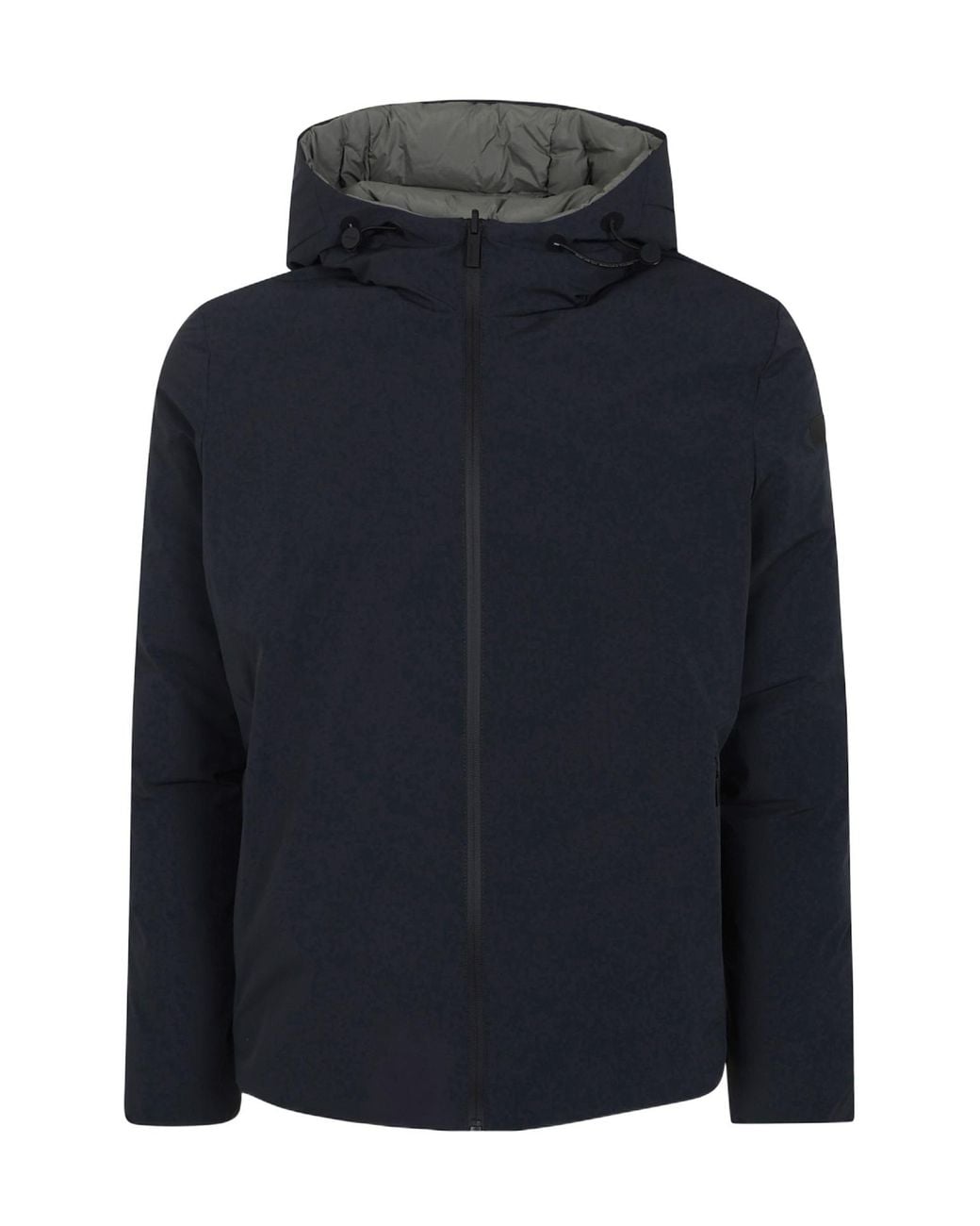 Rrd Blue Montecristo Reversible Quilted Hooded Jacket for men