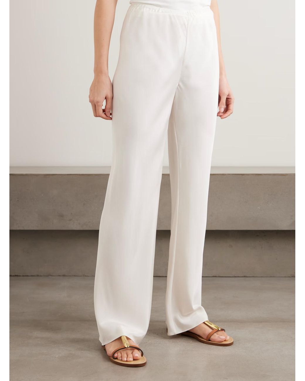 Posse White Cove Straight Leg Casual Pants