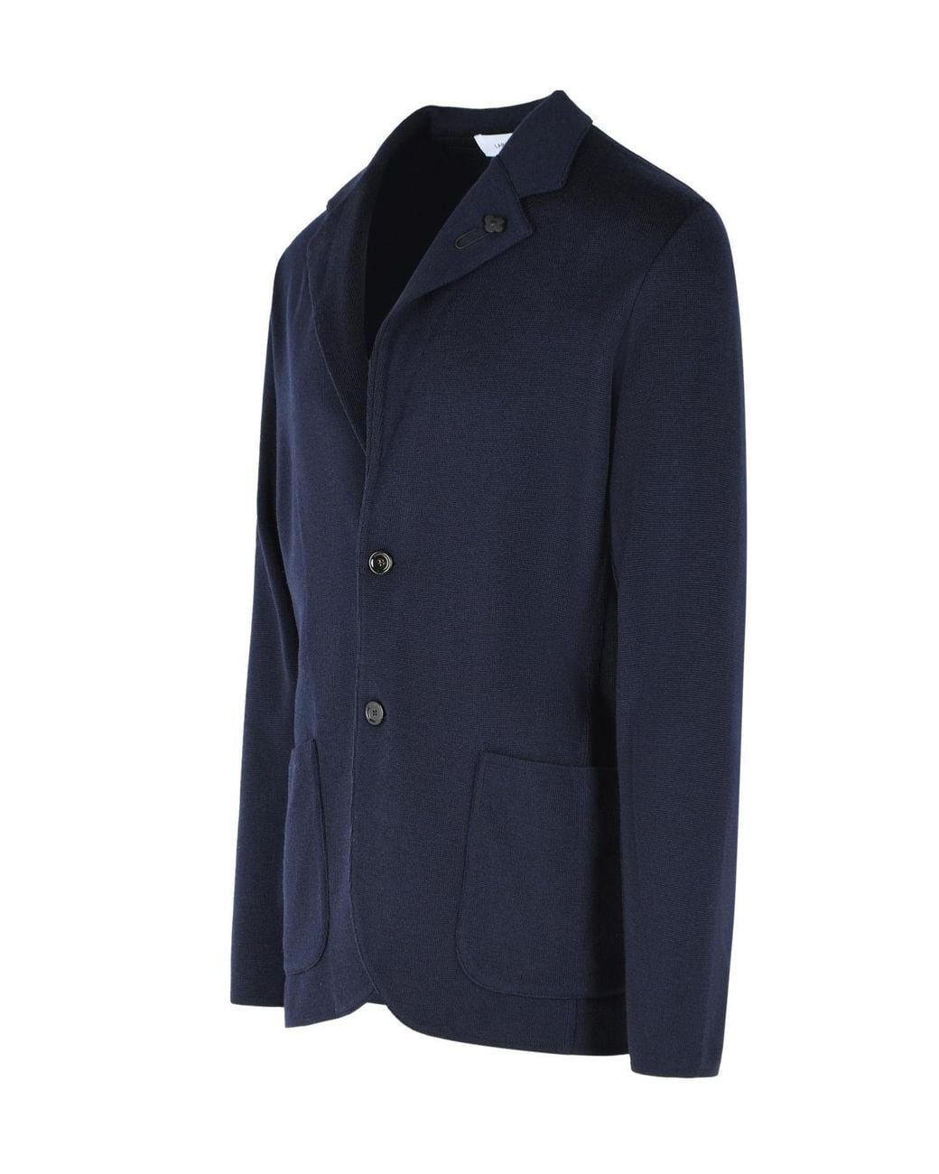 Lardini Blue Long-Sleeve Blazer for men