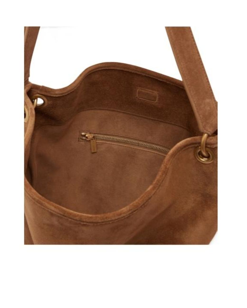 Nili Lotan Brown Minimalist Shoulder Bag