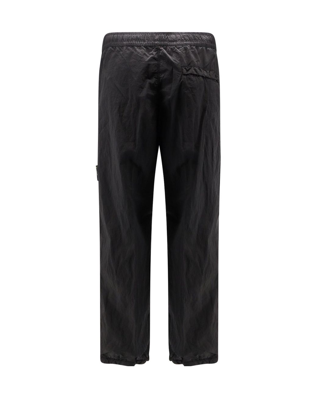 Stone Island Black Straight Trousers for men