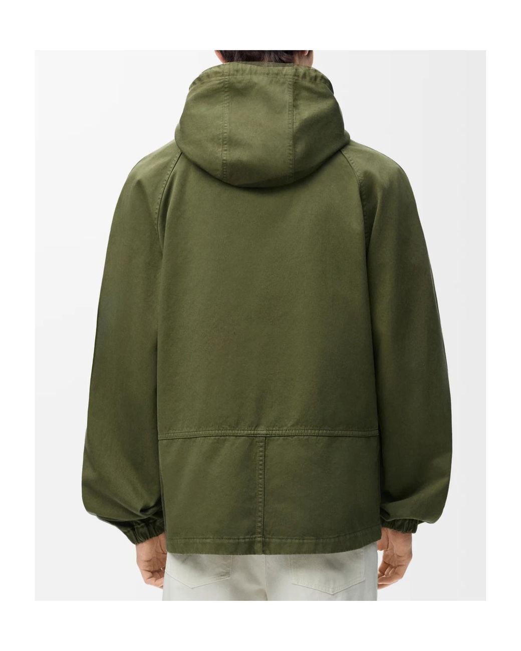 Loewe Green Short Parka for men