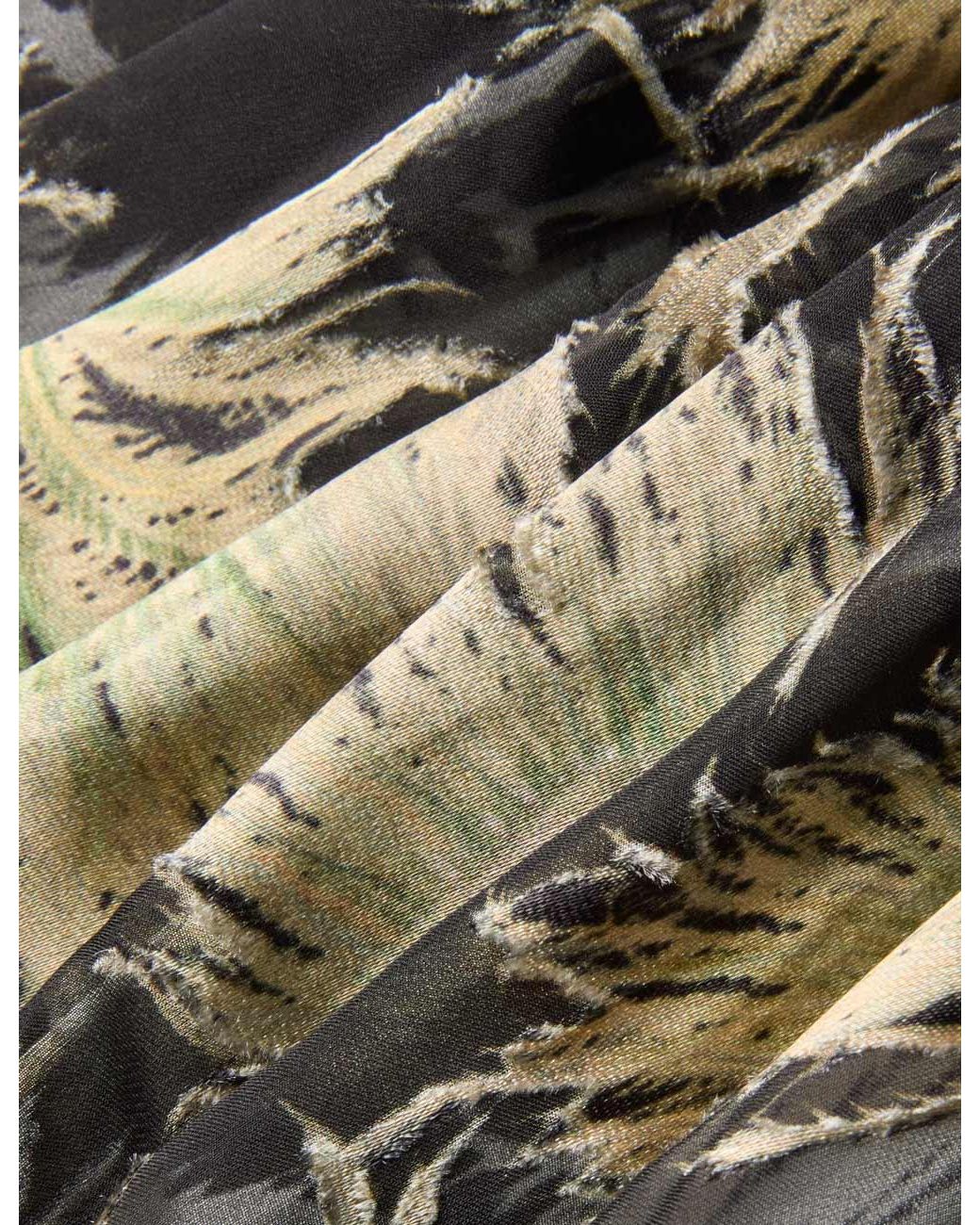 Zimmermann Green Ascent Burnout Halter Blouse
