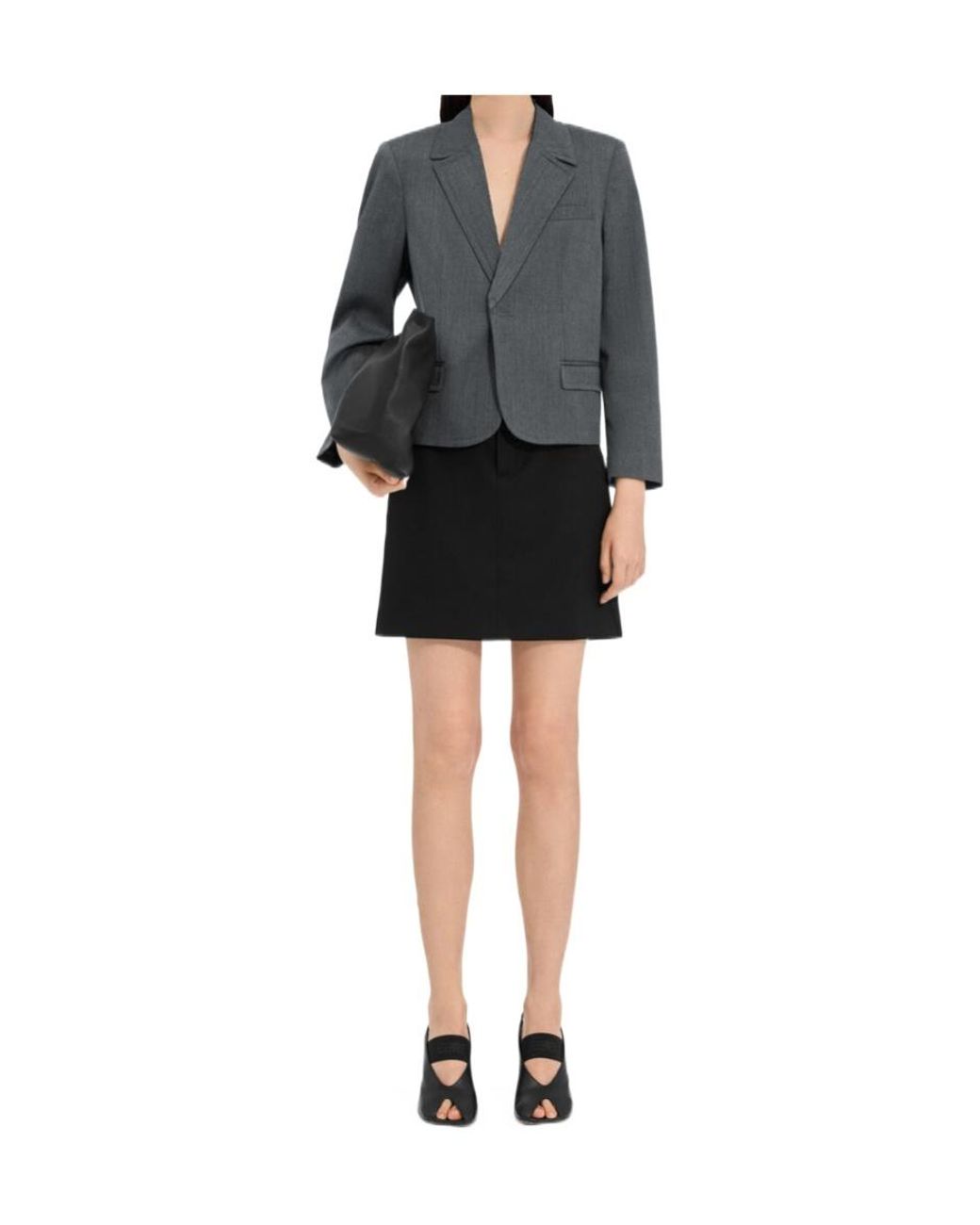 MM6 by Maison Margiela Black Long-Sleeved Tailored Blazer