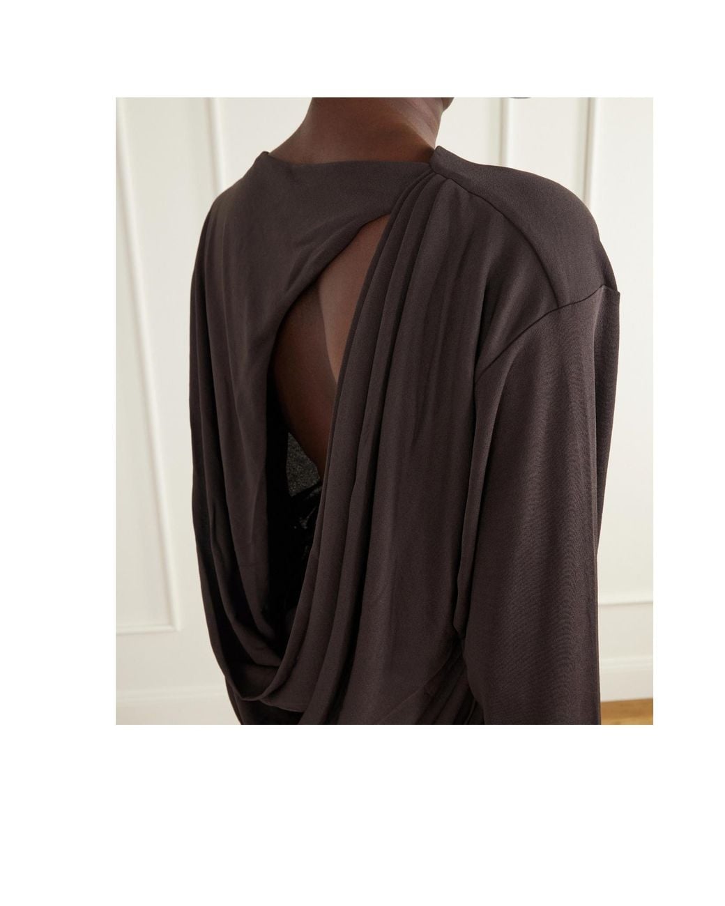 Jacquemus Multicolor La Mistral Open-Back Draped Mini Dress