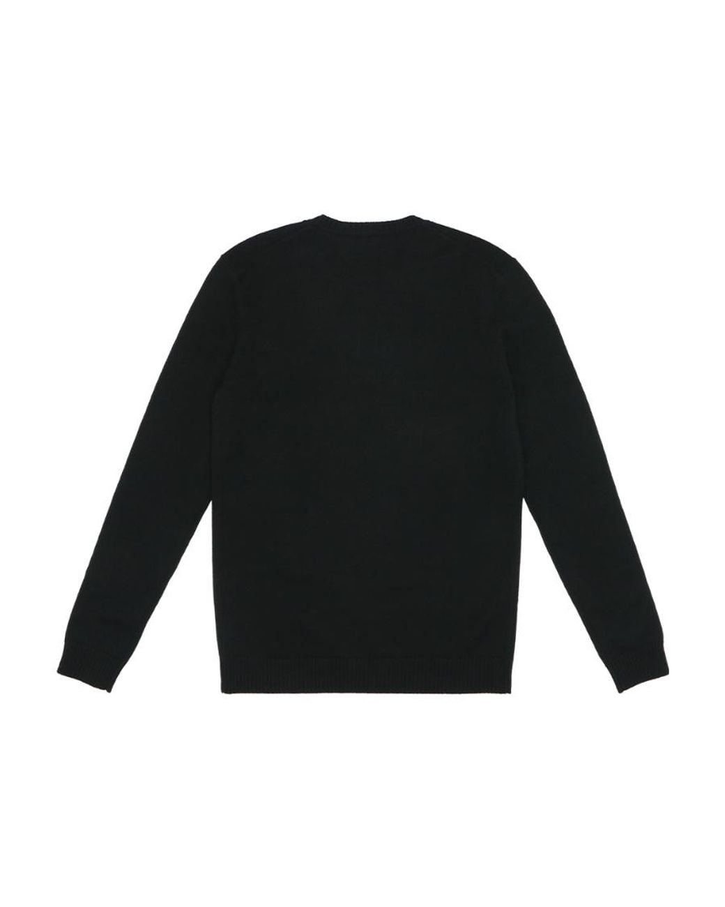 McQ Alexander McQueen Black Crew Neck Knit Sweater for men