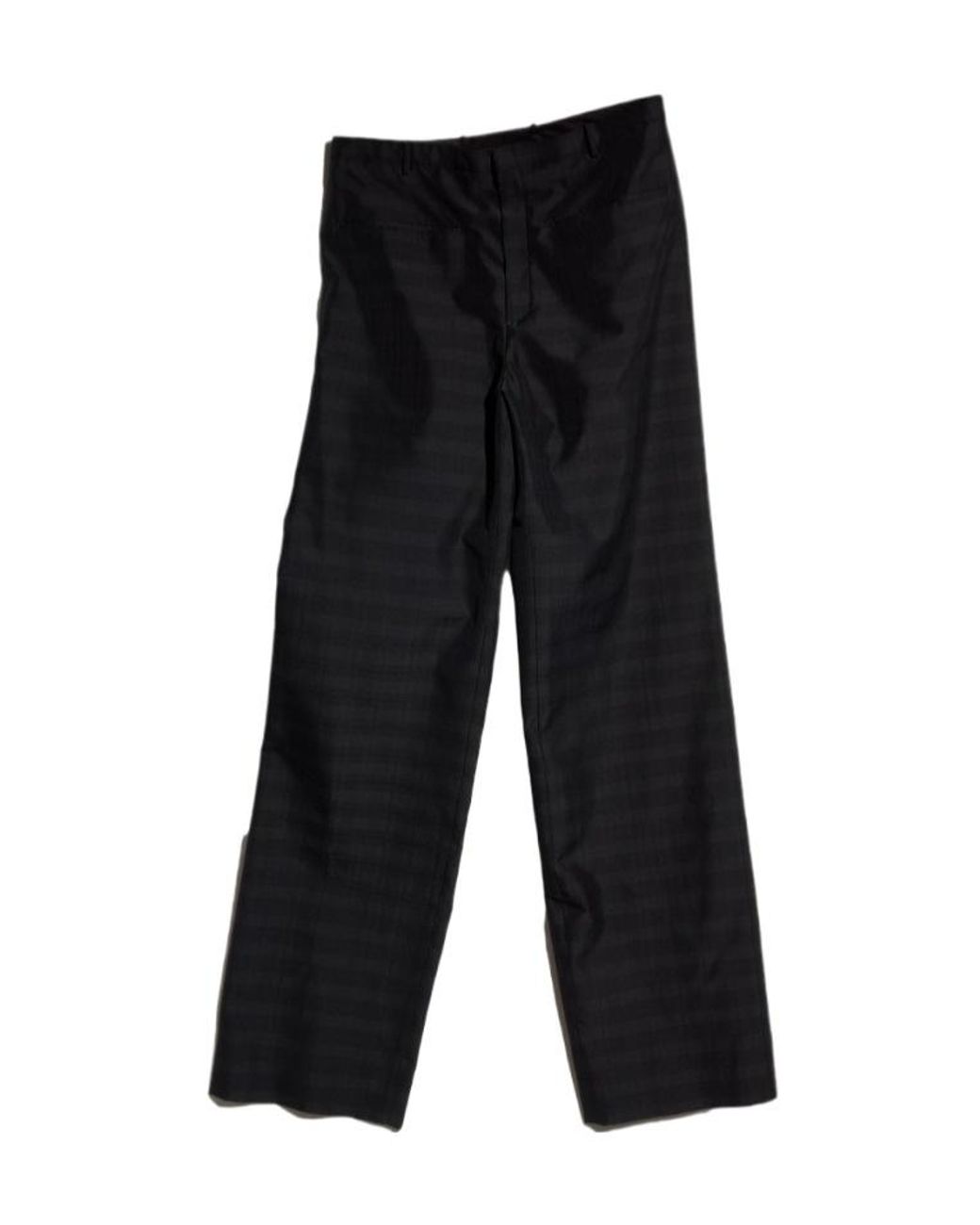 Gucci Black Loose Fit Prince Of Wales Pants for men