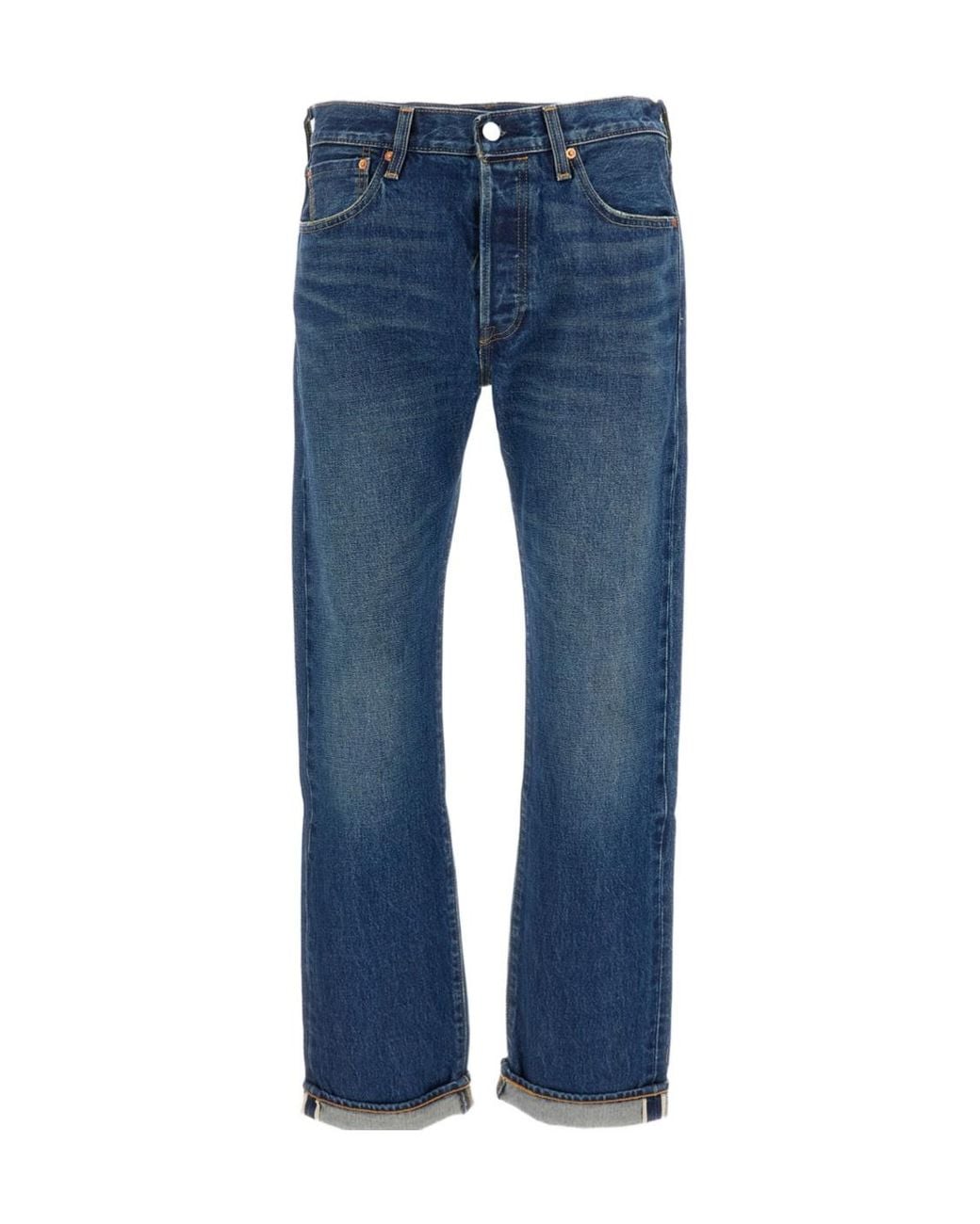 Levi's Blue Logo Patch Jeans for men