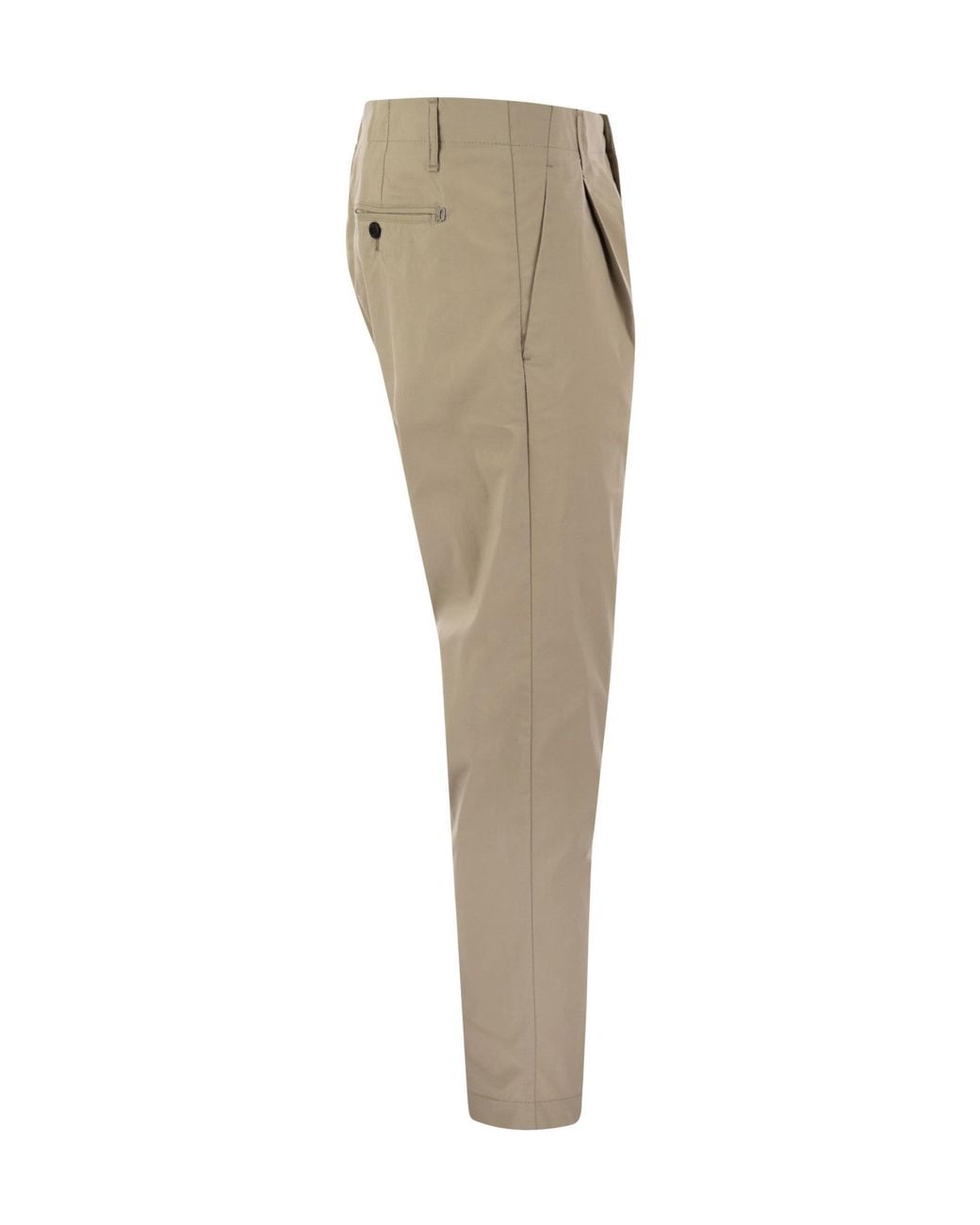 Dondup Natural Pleated Tailored Trousers for men