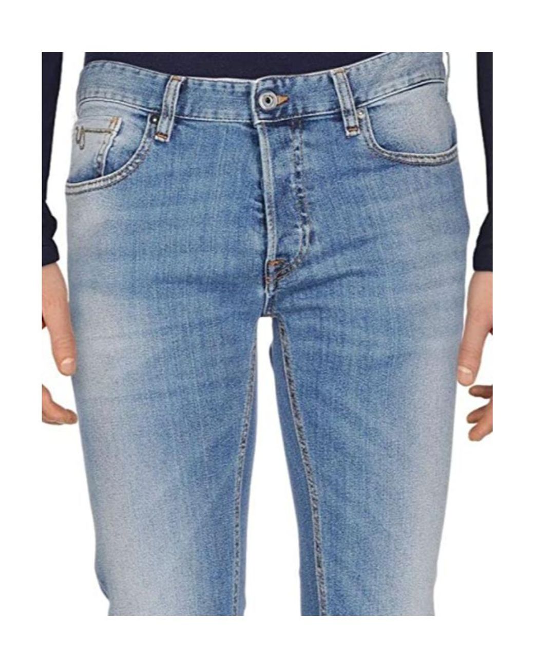 Just Cavalli Blue Skinny Jeans for men