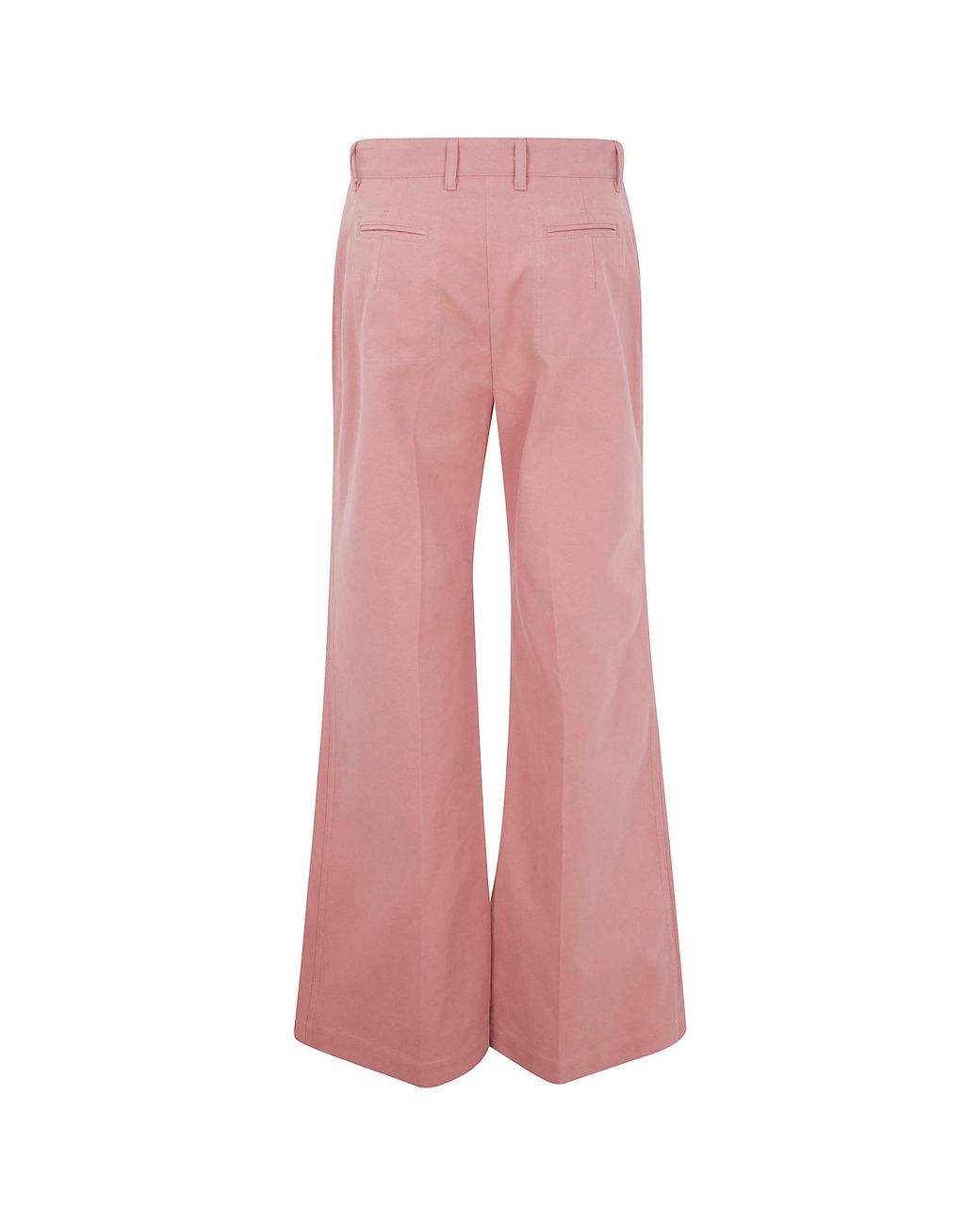 Chloé Pink Chloé Pa 06 High-Rise Flared Pants