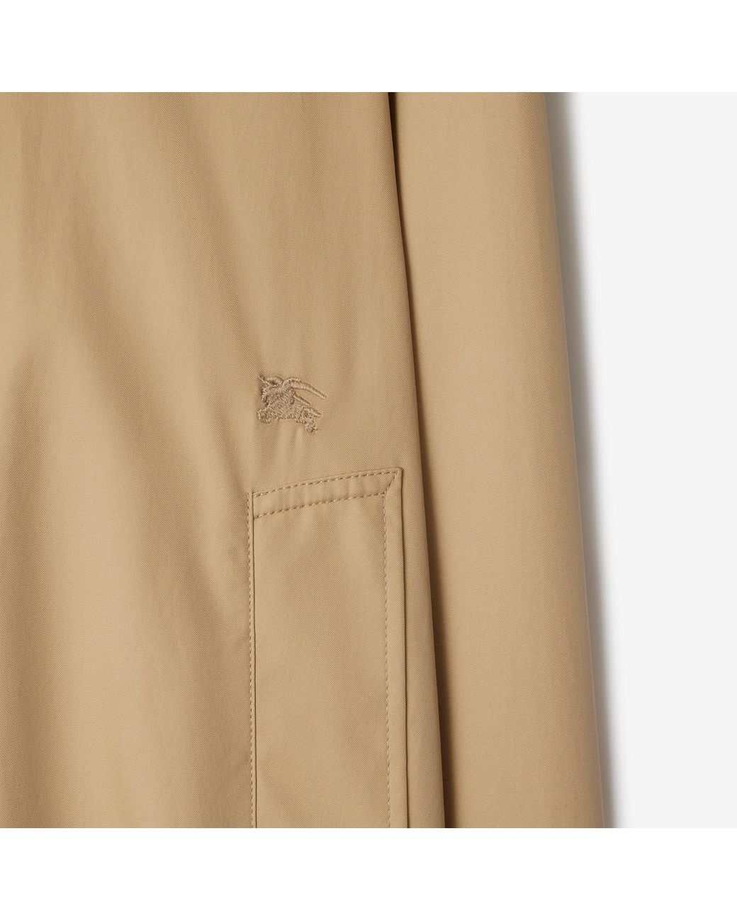 Burberry Natural Collared Zip-Up Jacket for men