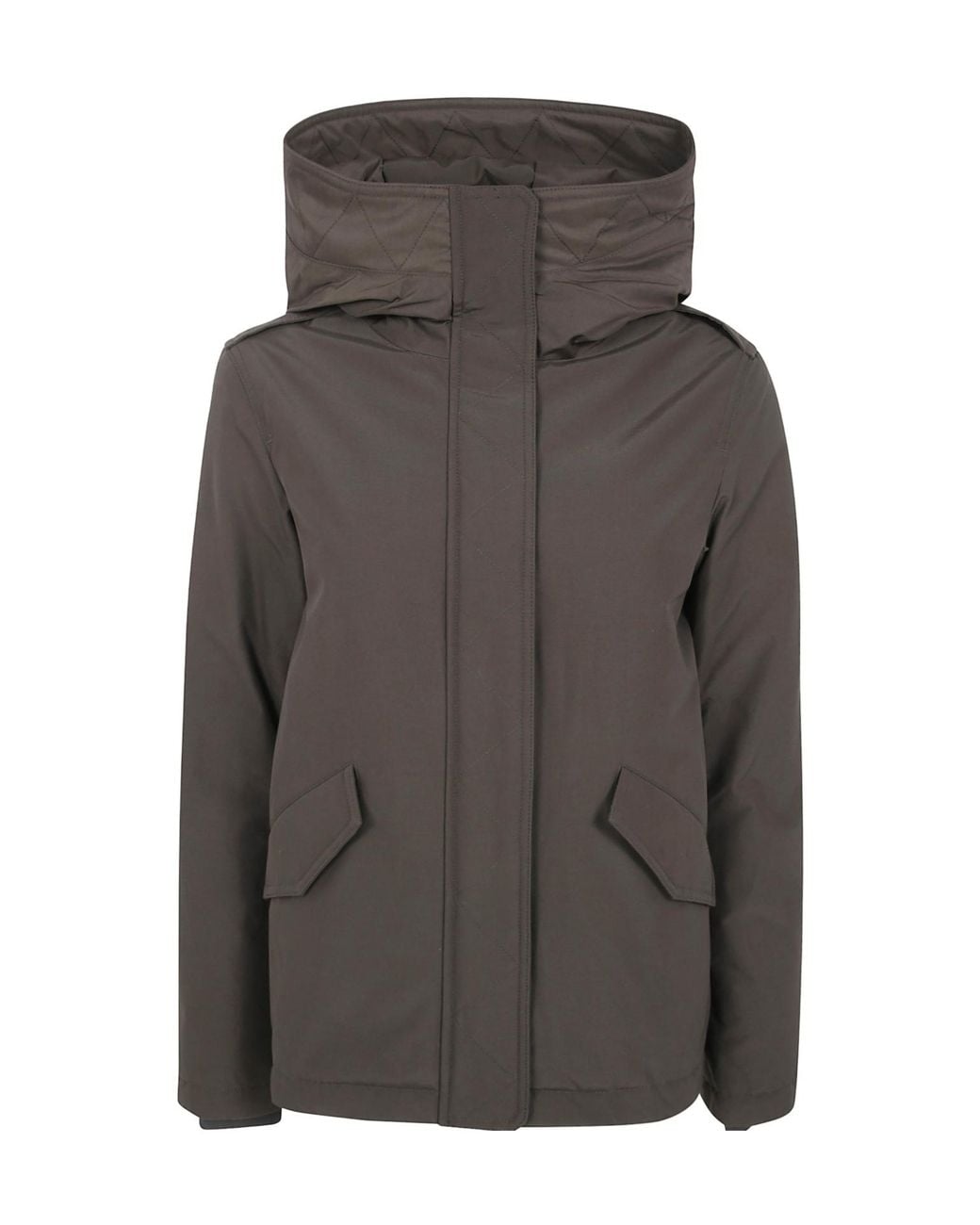 Woolrich Gray Long-Sleeve Jacket