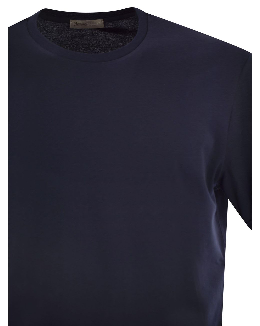 Herno Black Logo T-Shirt for men